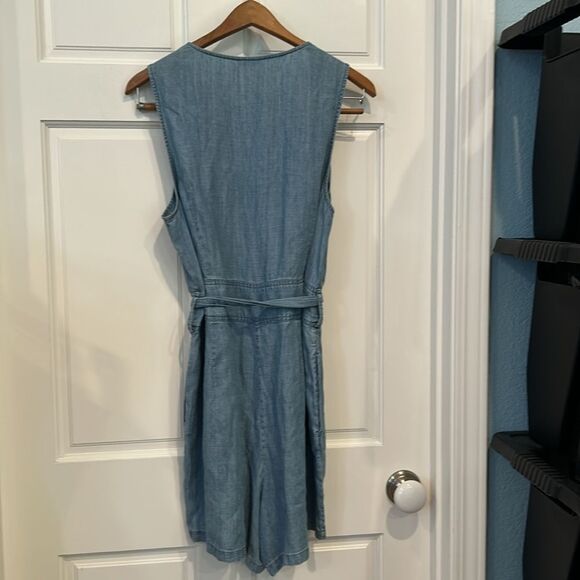 Rails Light Blue Denim Romper - Picture 6 of 9